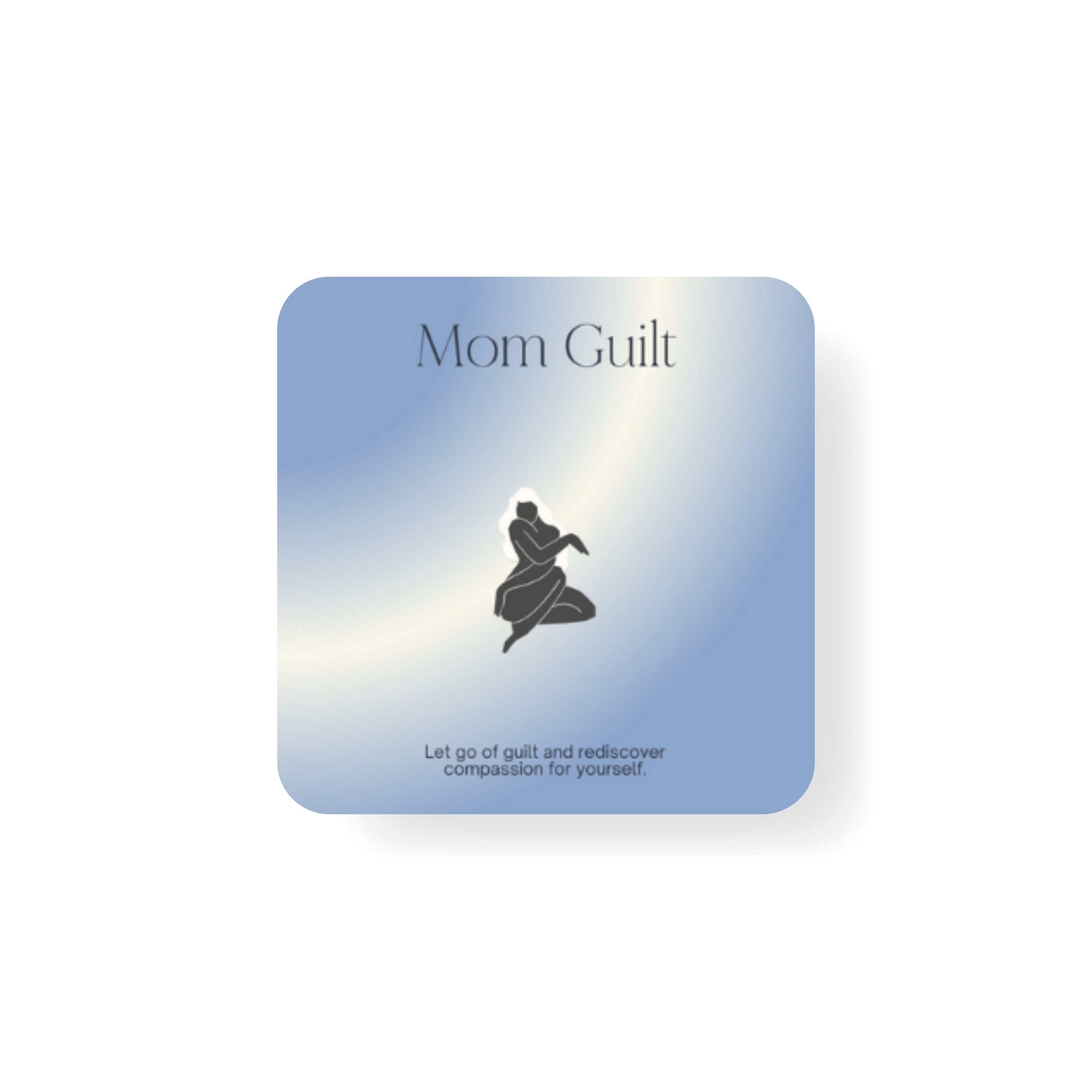 Mom Guilt Reflection Cards: 20 conversation cards with reflective prompts for moms