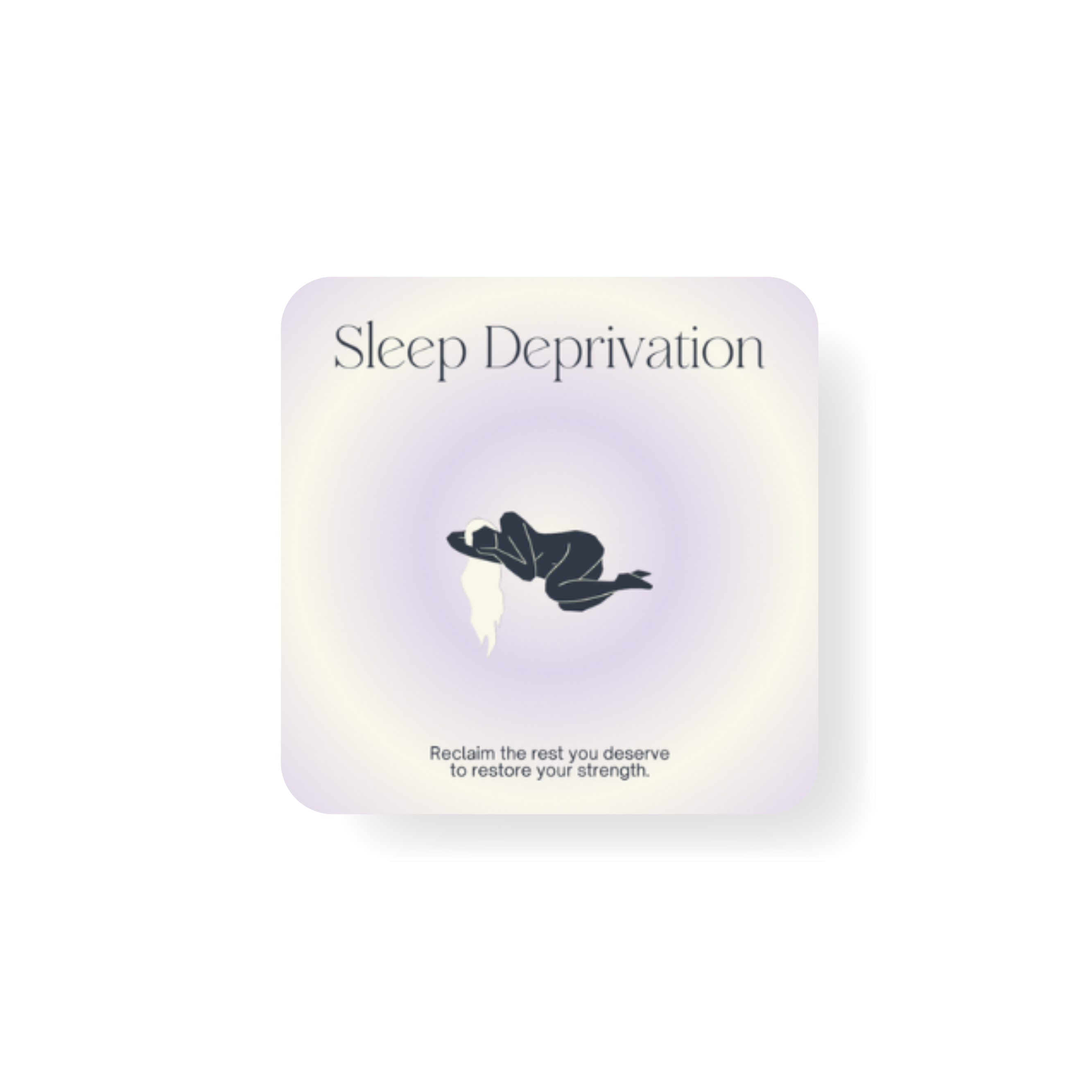 Sleep Deprivation Reflection Cards: 20 conversation cards with reflective prompts for better sleep