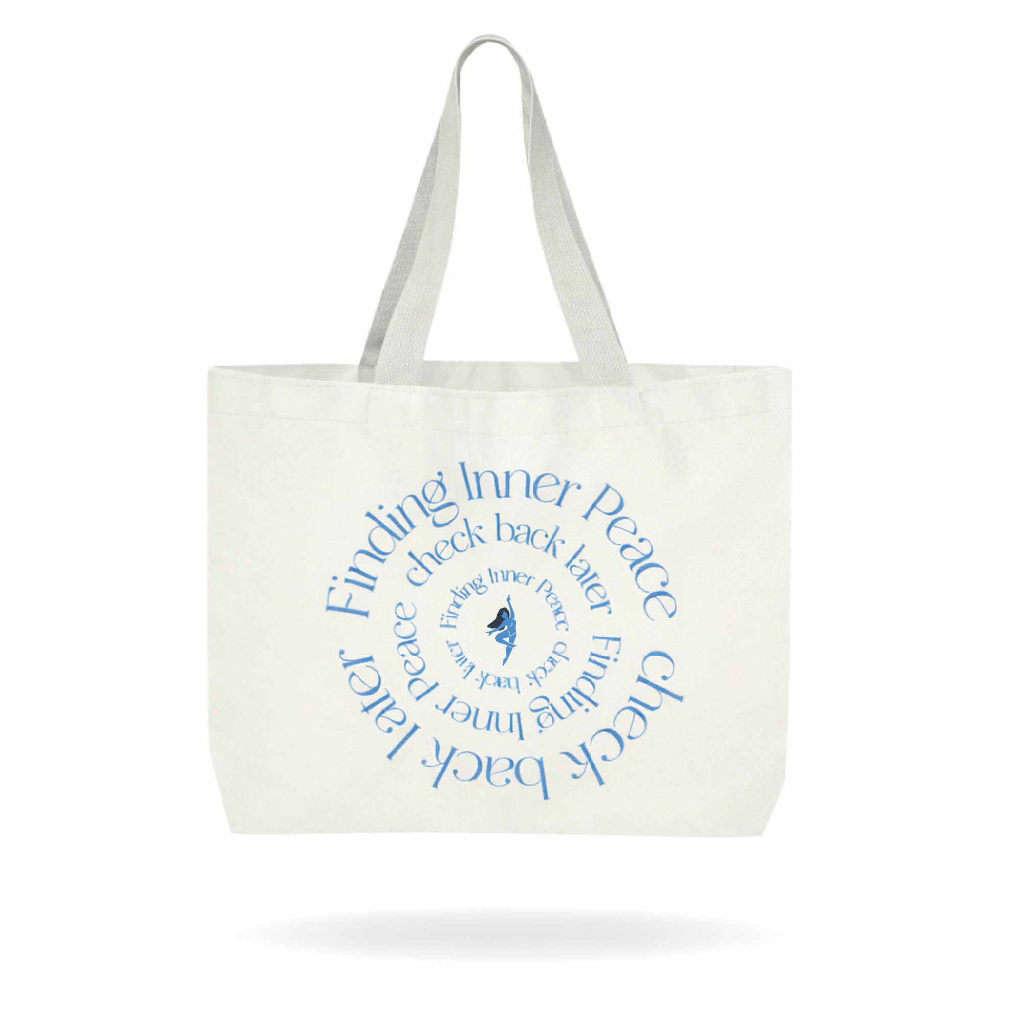 Finding Inner Peace Totebag: A Daily Reminder to Breathe & Reset